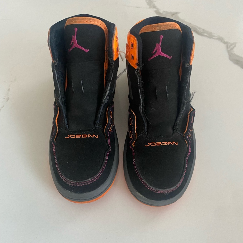 Nike Air Jordan 23 Sc-2 Flight Girls Boys Youth Pink Orange Black Shoes Sneakers